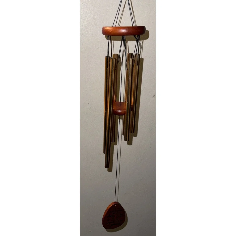 Steadstyle Wind Chimes Friends Butterfly Wood Copper Garden Outdoor Decor Gift
